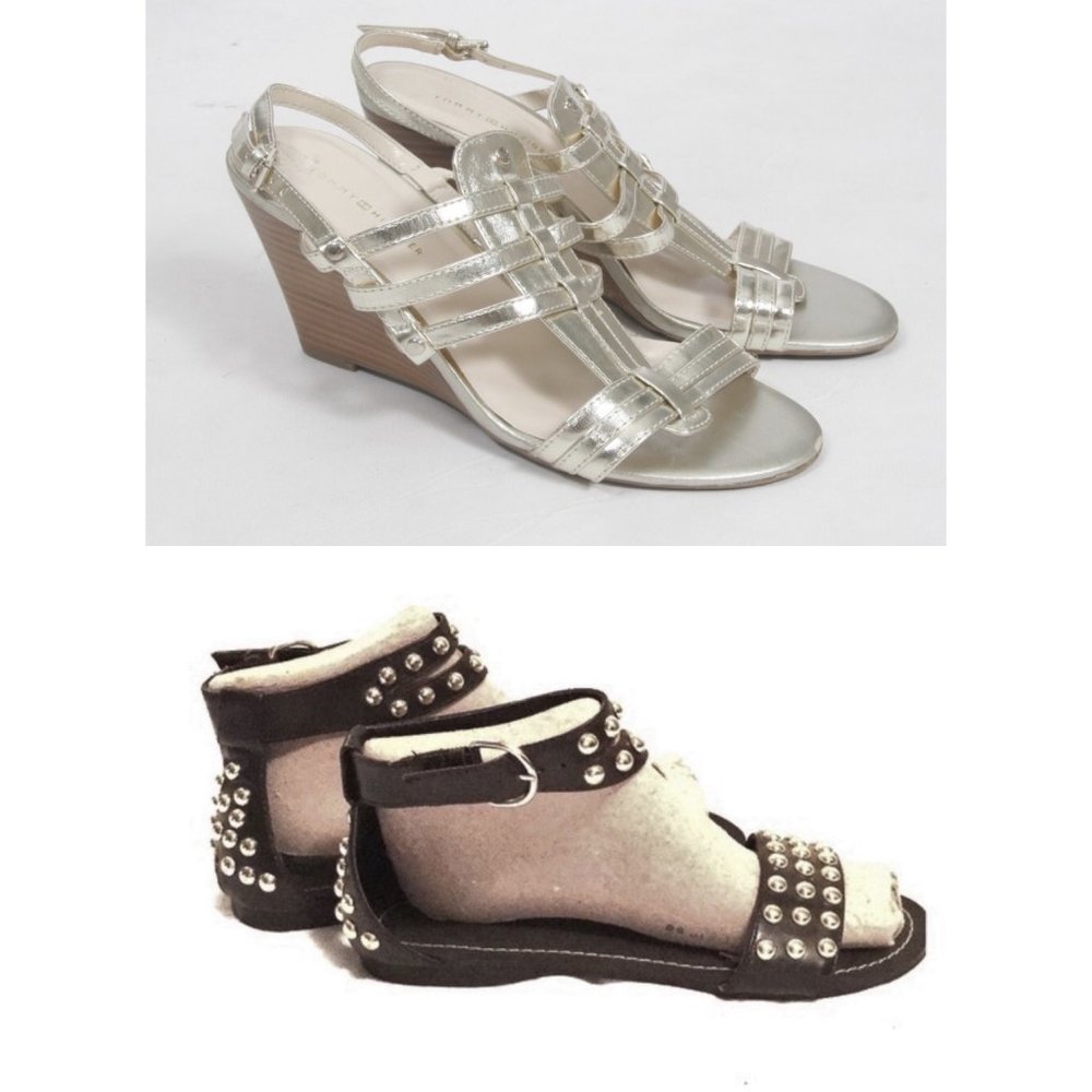 Lot of 2 Pair Sandals-Size 6 (Tommy Hilfiger/Expre